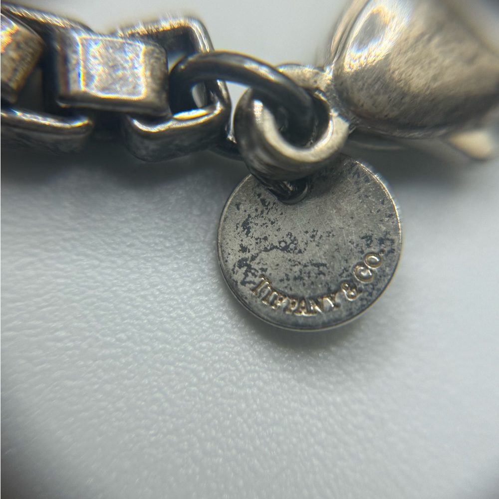 Tiffany & Co. Unisex Sterling Silver Venetian Box Chain Necklace - Picture 4 of 9